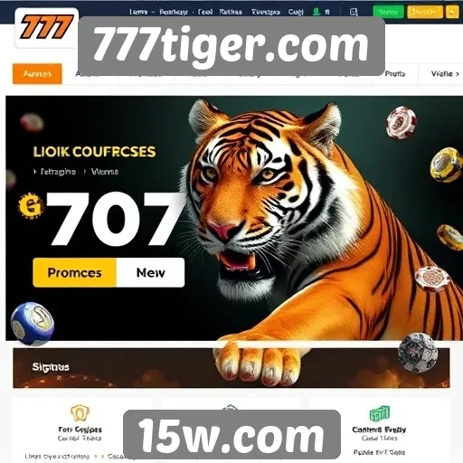 777tiger.com oferece promoções e bônus atrativos